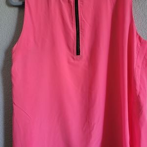 Hot Pink Sleevless Top